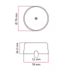 Porcelain junction box