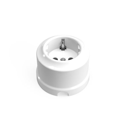  Schuko porcelain wall socket