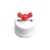  White porcelain switch/controller with butterfly nut