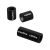Matt black magnetic clasp for bracelets with logo - 5 pcs