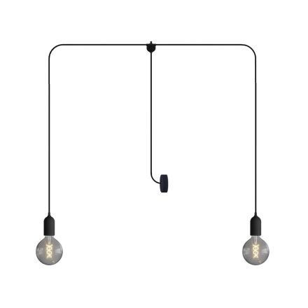 T-Snake Modulair outdoor lamp IP65, with 2 light sources, pink