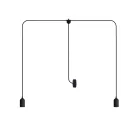 T-Snake Modulair outdoor lamp IP65, with 2 light sources, pink