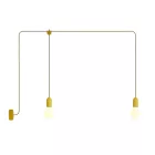 F-Snake Modulair outdoor lamp IP65, with 2 lamps, pink shade