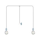 T-Snake Modulair outdoor lamp IP65, with 2 light sources, pink