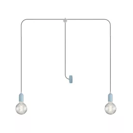   T-Snake Modulair outdoor lamp IP65, with 2 light sources, pink