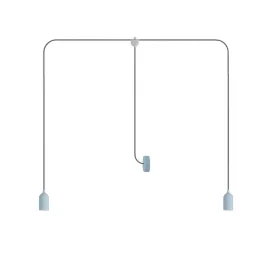   T-Snake Modulair outdoor lamp IP65, with 2 light sources, pink