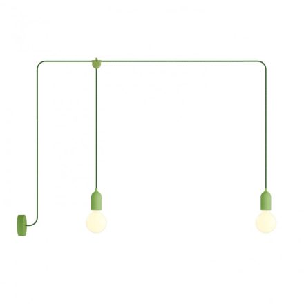  F-Snake EIVA IP65 outdoor lamp with 2 lamps with rose