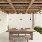 E-Snake Modulair outdoor lamp IP65, with 3 light sources, pink