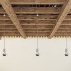 E-Snake Modulair outdoor lamp IP65, with 3 light sources, pink