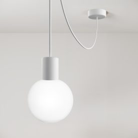   Modular IP65 outdoor pendant lamp with unbreakable Unbreak-a-Ball shades