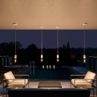 Modulair ELEGANT Outdoor pendant lamp with 1.5 m textile cable, silicone ceiling rose and IP65 waterproof lamp holder