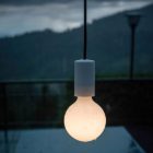 Modulair ELEGANT Outdoor pendant lamp with 1.5 m textile cable, silicone ceiling rose and IP65 waterproof lamp holder