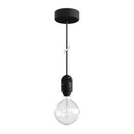   Modular outdoor pendant lamp for lampshades, with 1.5 m cable, silicone ceiling rose and IP65 waterproof lamp holder
