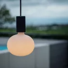 Modular ELEGANT outdoor pendant lamp with 5 m cable, decentralizer, ceiling rose and lamp holder IP65 waterproof