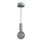 Modulair ELEGANT Outdoor pendant lamp with 1.5 m textile cable, silicone ceiling rose and IP65 waterproof lamp holder