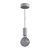  EIVA ELEGANT outdoor pendant lamp with 1.5 m textile cable, silicone ceiling rose and lamp holder IP65 waterproof