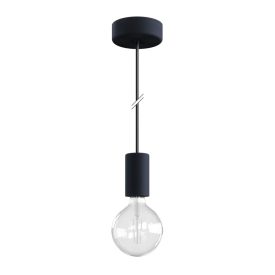   Modulair ELEGANT Outdoor pendant lamp with 1.5 m textile cable, silicone ceiling rose and IP65 waterproof lamp holder