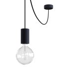 Modular ELEGANT outdoor pendant lamp with 5 m cable, decentralizer, ceiling rose and lamp holder IP65 waterproof