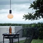Modular ELEGANT outdoor pendant lamp with 5 m cable, decentralizer, ceiling rose and lamp holder IP65 waterproof