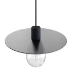 Modulair ELEGANT pendant lamp with 5 m fabric cable, Ellepì lampshade, ceiling rose and IP65 waterproof silicone lamp holder