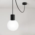 Modular IP65 outdoor pendant lamp with unbreakable Unbreak-a-Ball shades