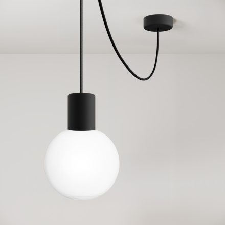 Modular IP65 outdoor pendant lamp with unbreakable Unbreak-a-Ball shades