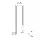 Modular IP65 outdoor pendant lamp with unbreakable Unbreak-a-Ball shades