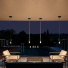 Modulair ELEGANT Outdoor pendant lamp with 1.5 m textile cable, silicone ceiling rose and IP65 waterproof lamp holder