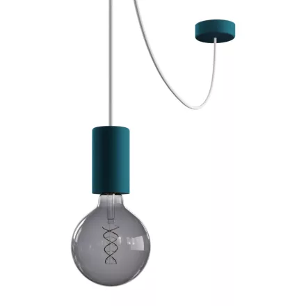 Modular ELEGANT outdoor pendant lamp with 5 m cable, decentralizer, ceiling rose and lamp holder IP65 waterproof