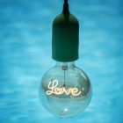 Modular PASTEL outdoor pendant lamp with 1.5 m cable, colored silicone ceiling rose and IP65 waterproof lamp holder