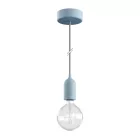 Modular PASTEL outdoor pendant lamp with 1.5 m cable, colored silicone ceiling rose and IP65 waterproof lamp holder