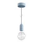 Modular PASTEL outdoor pendant lamp with 1.5 m cable, colored silicone ceiling rose and IP65 waterproof lamp holder