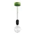 Modular outdoor pendant lamp for lampshades, with 1.5 m cable, silicone ceiling rose and IP65 waterproof lamp holder