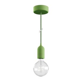   Modular PASTEL outdoor pendant lamp with 1.5 m cable, colored silicone ceiling rose and IP65 waterproof lamp holder