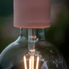 Modular PASTEL outdoor pendant lamp with 1.5 m cable, colored silicone ceiling rose and IP65 waterproof lamp holder