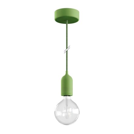 Modular PASTEL outdoor pendant lamp with 1.5 m cable, colored silicone ceiling rose and IP65 waterproof lamp holder