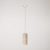 Track-mounted pendant lamp with textile cable and Tub-E27 socket