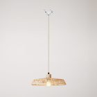 Track light with raffia shade Moorea