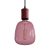  Pendant lamp with textile cable and leather details - Made in Italy - With bulb included