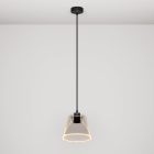 Suspended lamp with smoky, cone-shaped Ghost bulb