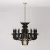 Suspended lamp with classic SHHANDELIER shade, made of sound-absorbing material