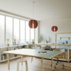 LAMPSHHADE - Pendant lamp with elliptical lampshade