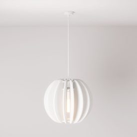LAMPSHHADE - Pendant lamp with elliptical lampshade