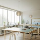 LAMPSHHADE - Pendant lamp with elliptical lampshade