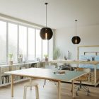 LAMPSHHADE - Pendant lamp with elliptical lampshade