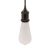  Hanging lamp with twisted textile cable and aluminum lamp holder - Made in Italy - Bulb included