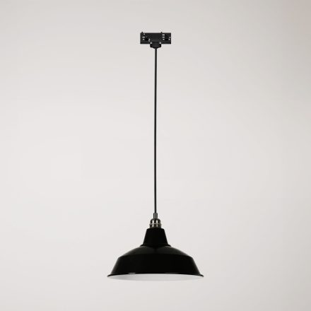 Bistrot pendant lamp with rail bracket