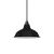 Suspended lamp with textile cable, Bistrot lampshade and metal details - Made in Italy