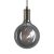 Suspended lamp with textile cable and metal details - Made in Italy - Bulb included
