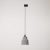 Suspended lamp with Vaso shade and rail adapter